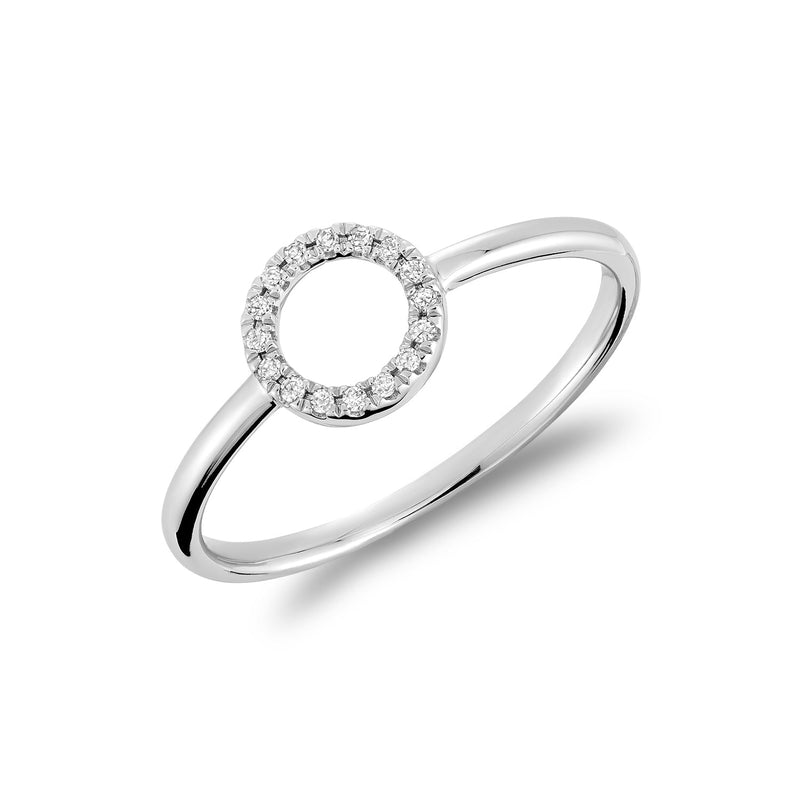 Bague à diamants.