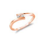 Bague 2 diamants.