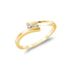 Bague 2 diamants.