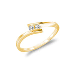 Bague 2 diamants.
