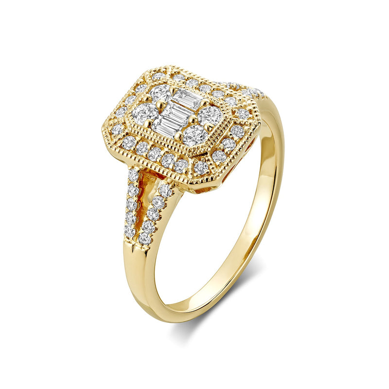 Bague à diamants