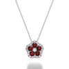 Collier à diamants et pierres véritables.
